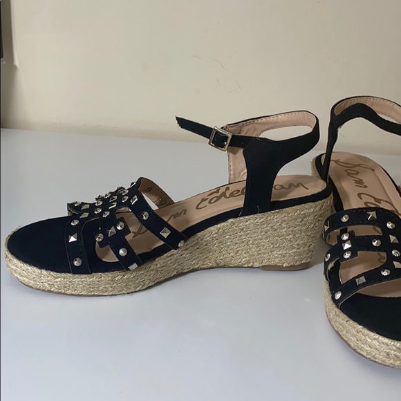 Sam Edelman Other - Sam Edelman kids Elsie Eleanor Wedge Sandal for girls in black